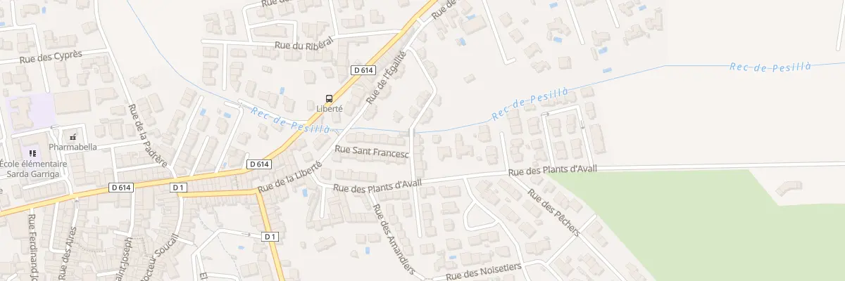 Plan du 15 Rue San Francesc à Pézilla-la-Rivière