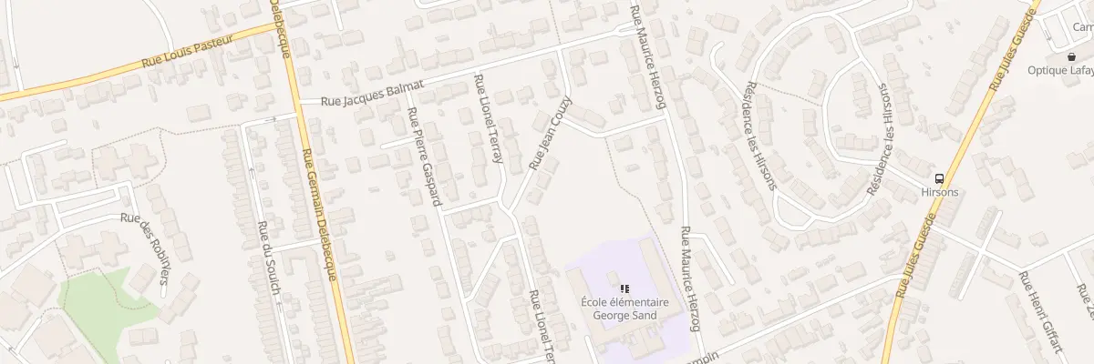 Plan du 8 Rue Jean Couzy à Liévin