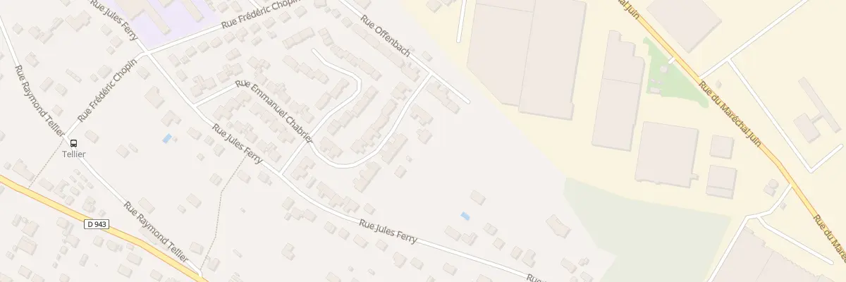 Plan du 294 Rue Emmanuel Chabrier à Amilly