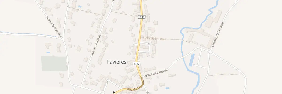 Plan du 1 Rue du Clos du Marronnier à Favières