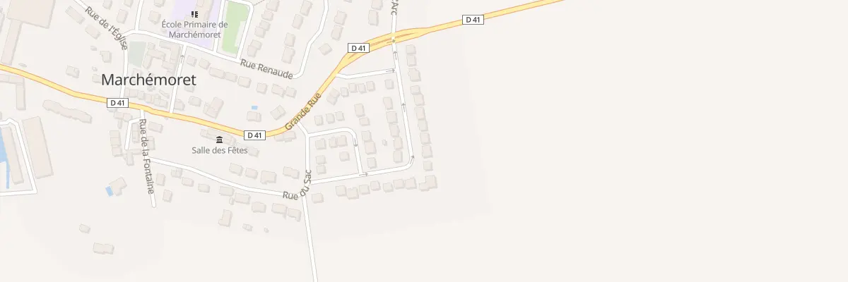 Plan du 16 Rue de la Grande Mare à Marchémoret