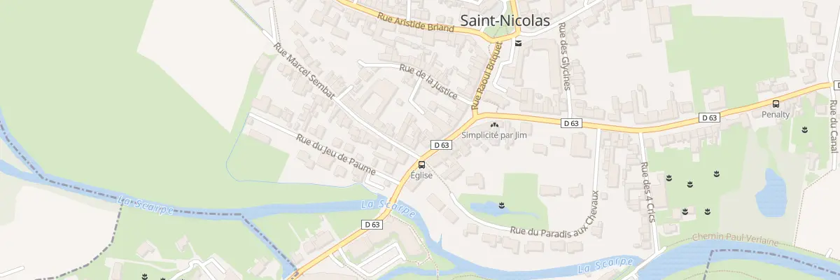 Plan du 21 Rue Anatole France à Saint-Nicolas