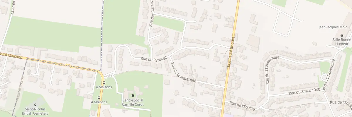 Plan du 28 Rue du Ryonval à Saint-Nicolas