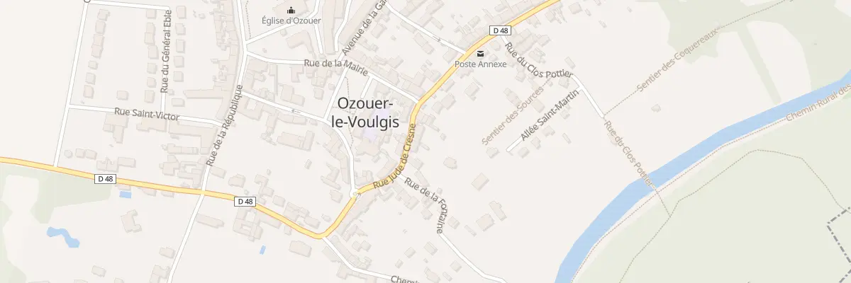 Plan du 34 Rue Jude de Crene à Ozouer-le-Voulgis