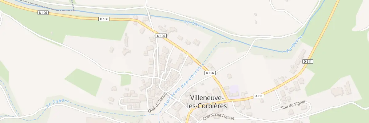 Plan du 7 Av du Pont Neuf à Villeneuve-les-Corbières