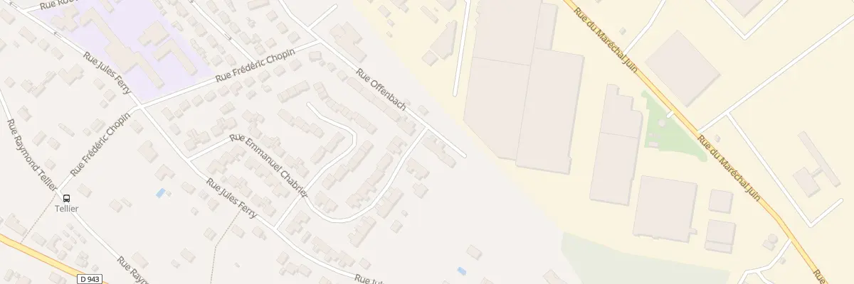 Plan du 296 Rue Offenbach à Amilly