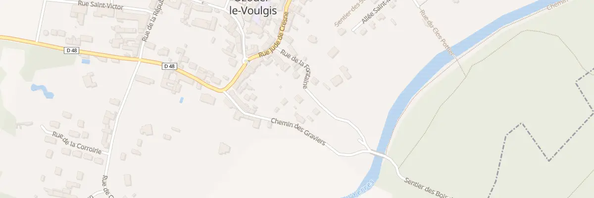 Plan du 14 Rue de la Fontaine à Ozouer-le-Voulgis