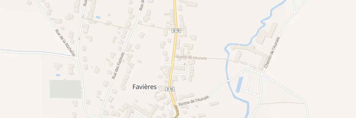 Plan du 18 Rue du Clos du Marronnier à Favières