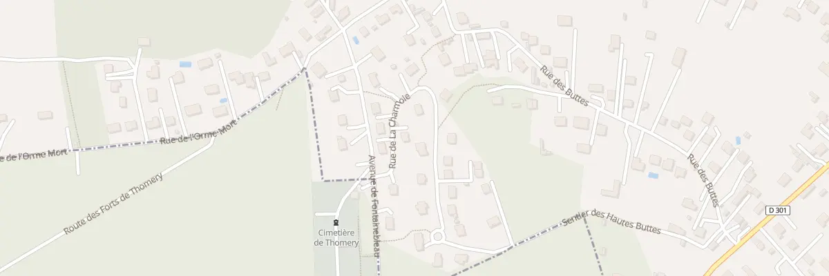 Plan du 6 Rue de la Charmoie à Thomery