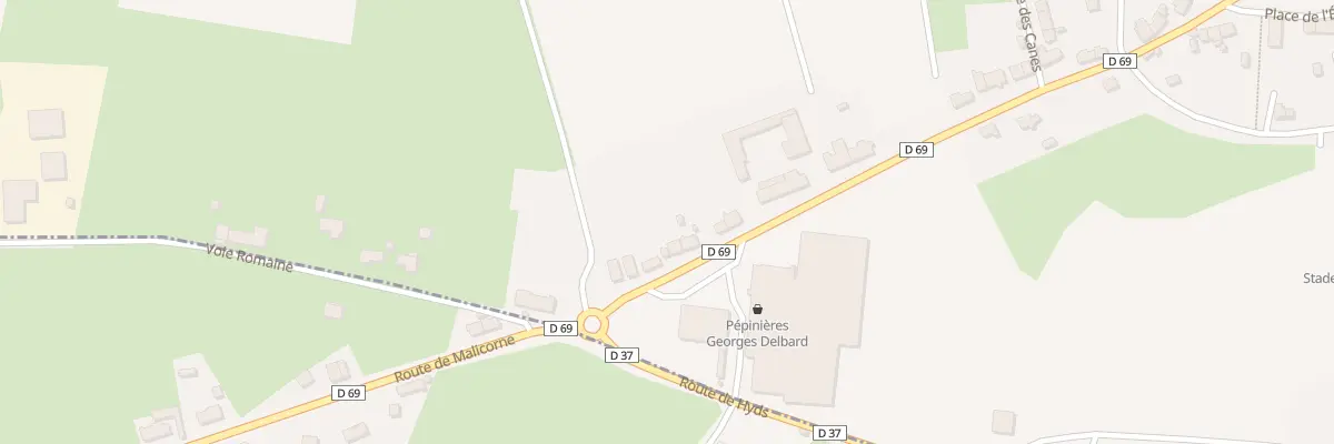 Plan du 26 Rte de Commentry à Malicorne