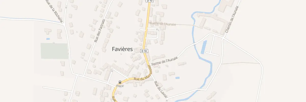 Plan du 24 Rue du Marronnier à Favières
