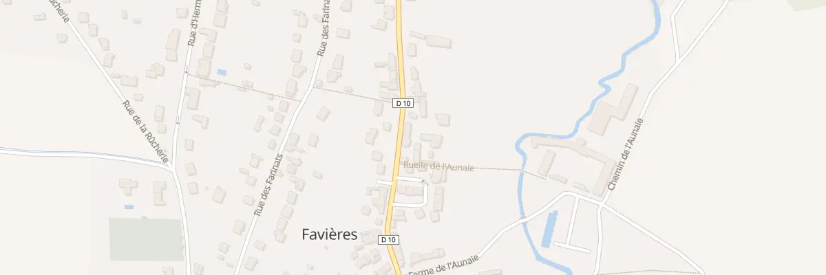 Plan du 44 Rue du Marronnier à Favières