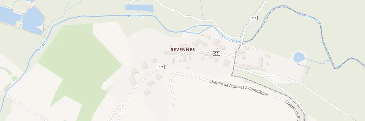 Plan du 11 Vc Hameau de Revennes à Braisnes-sur-Aronde