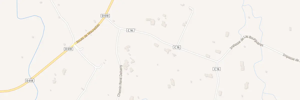 Plan du 164 Rte de Las Burgueres à Céret