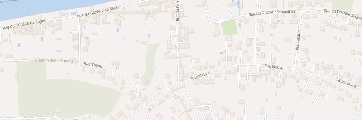 Plan du 19 Rue du Port à Thomery