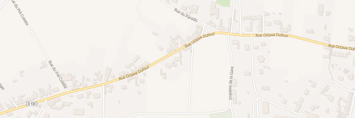 Plan du 30 Rue Octave Dufour à Beuvraignes