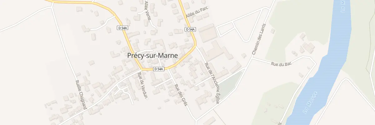 Plan du 1B Gr Grande Rue à Précy-sur-Marne