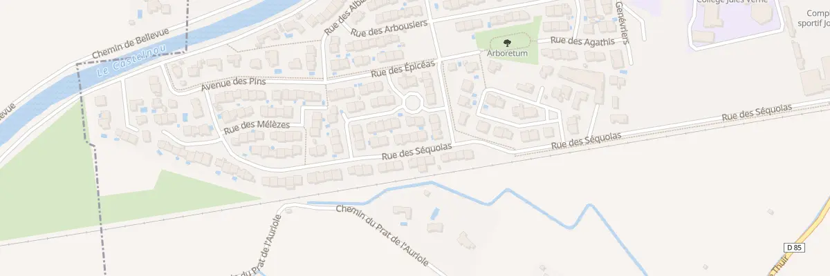 Plan du 38 Rue des Séquoias au Soler
