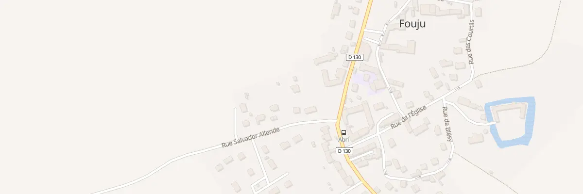 Plan du 64 Rue Salvador Allende à Fouju