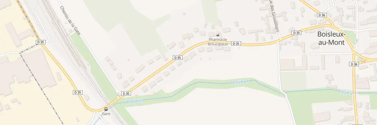 Plan du 33 Rue de la Gare à Boisleux-au-Mont
