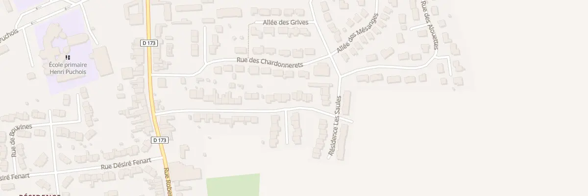 Plan du 27 Rue du Train de Loos à Laventie