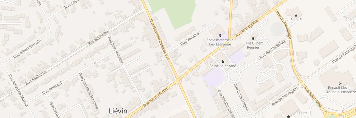 Plan du 3 Rue Germain Delebecque à Liévin