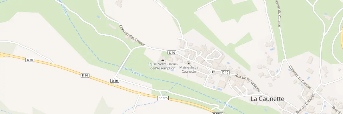Plan du 5242F Le Village à La Caunette
