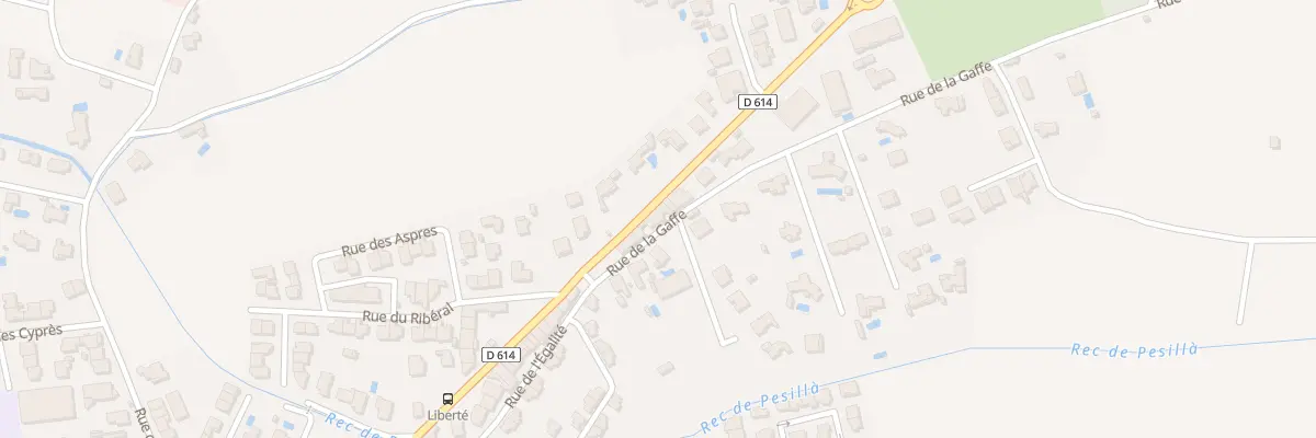 Plan du 5 Rue Cami de la Gaffe à Pézilla-la-Rivière