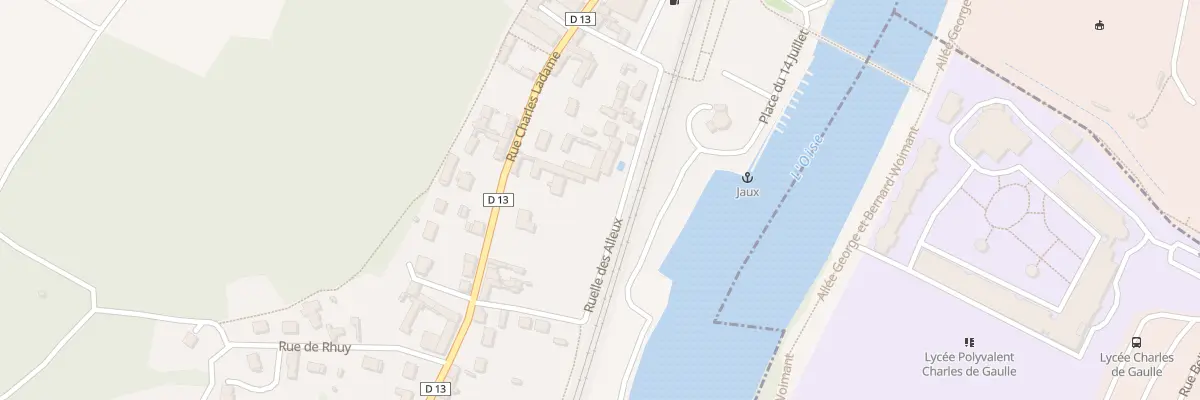 Plan du 347 Rue Charles Ladame à Jaux