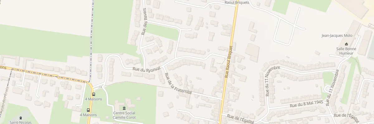 Plan du 34 Rue du Ryonval à Saint-Nicolas