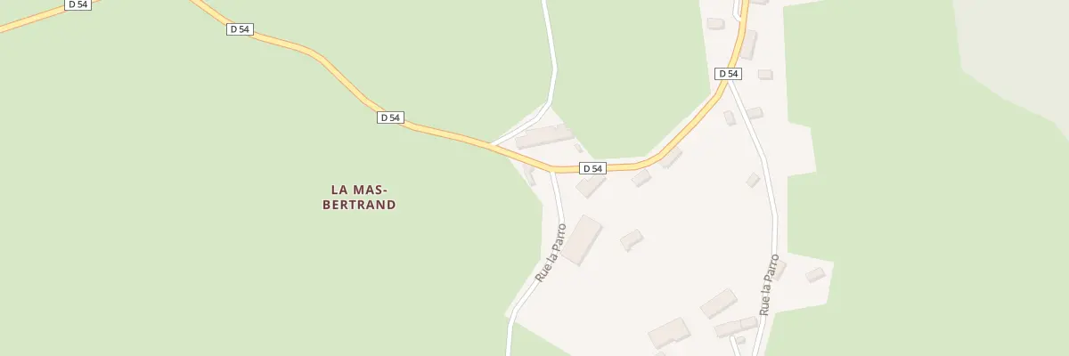 Plan du 9 Rue du Mas Bertrand à Narnhac