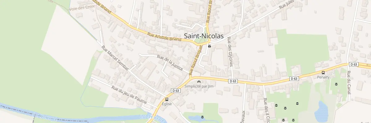 Plan du 3 Rue Raoul Briquet à Saint-Nicolas