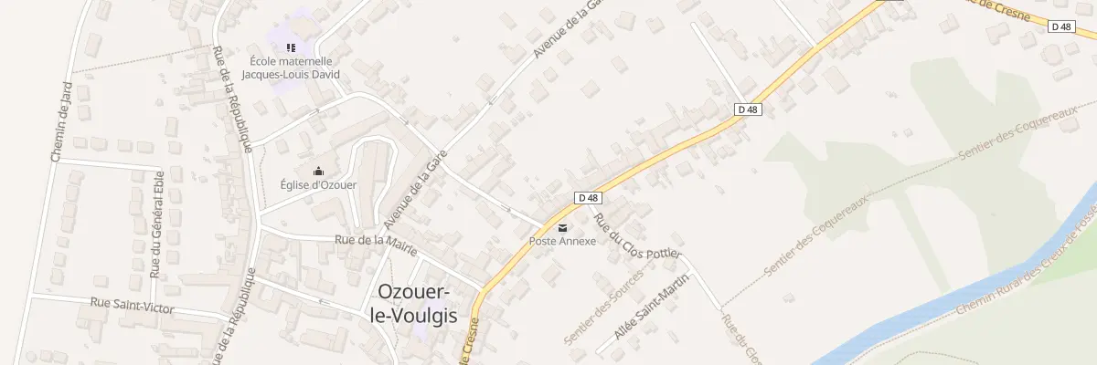 Plan du 43 Rue Jude de Crene à Ozouer-le-Voulgis