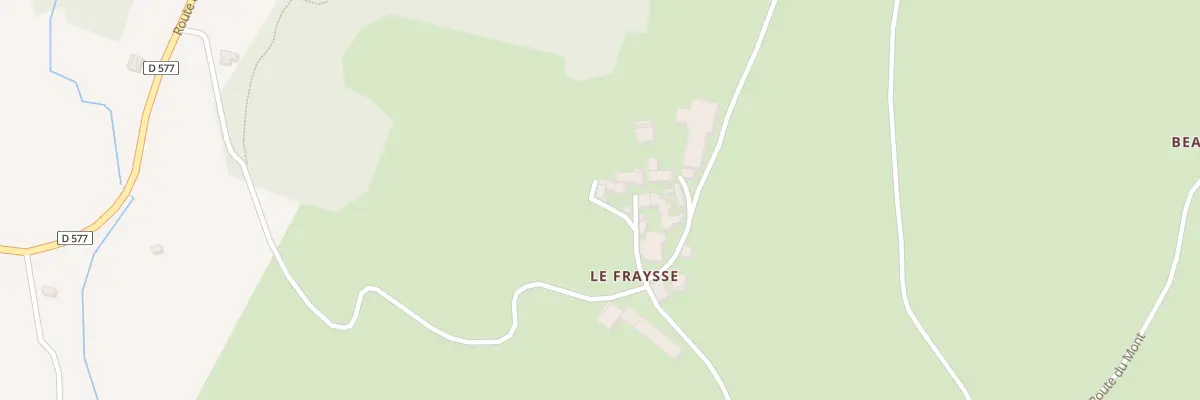Plan du 1 Le Fraysse à Salles-Curan