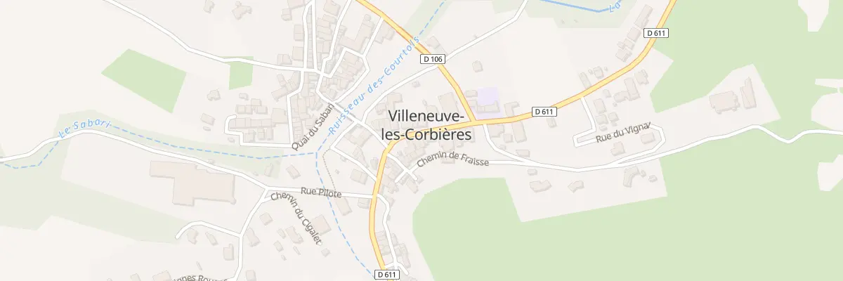 Plan du 25 Av des Hautes Corbières à Villeneuve-les-Corbières