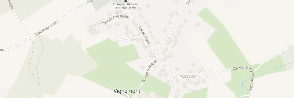 Plan du 37 Rue de l’Eglise à Vignemont
