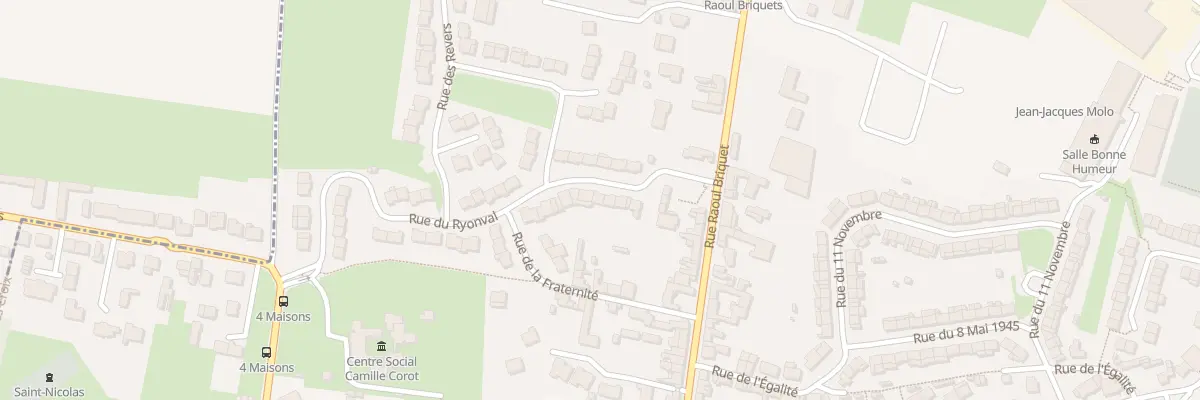 Plan du 36 Rue du Ryonval à Saint-Nicolas