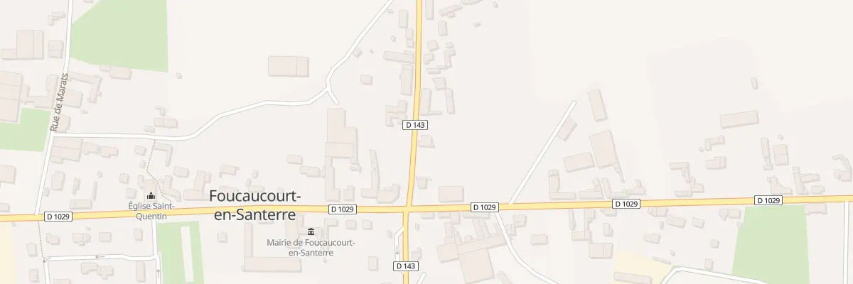 Plan du 16 Rue de Chuignes à Foucaucourt-en-Santerre