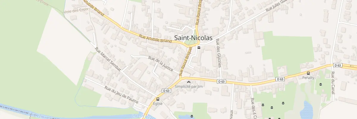 Plan du 5 Rue Raoul Briquet à Saint-Nicolas