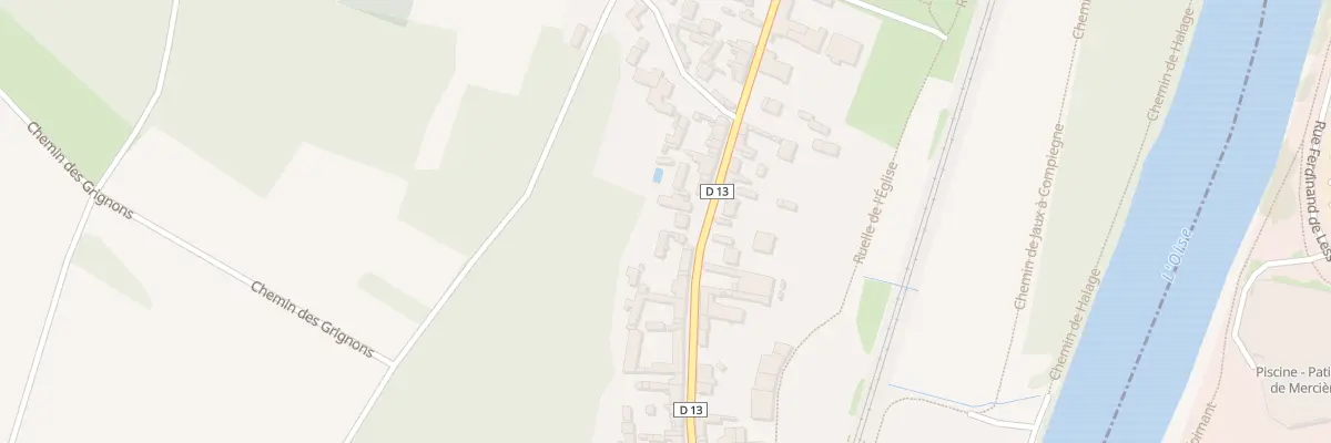 Plan du 197 Rue de la République à Jaux