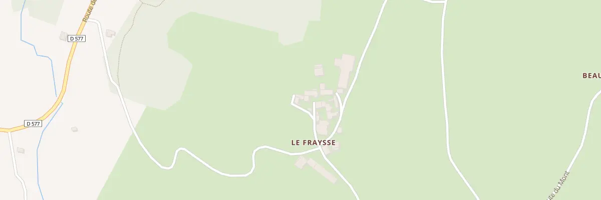 Plan du 3 Le Fraysse à Salles-Curan