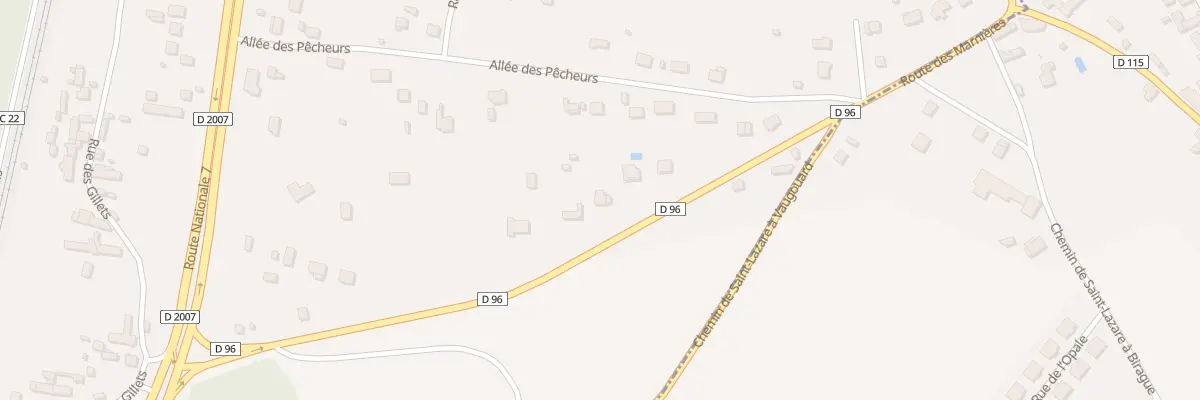 Plan du 23 Rte des Marnières à Fontenay-sur-Loing