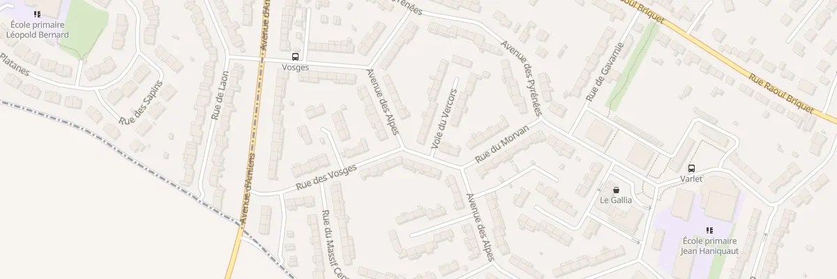 Plan du 1 Voie du Vercors à Beaurains