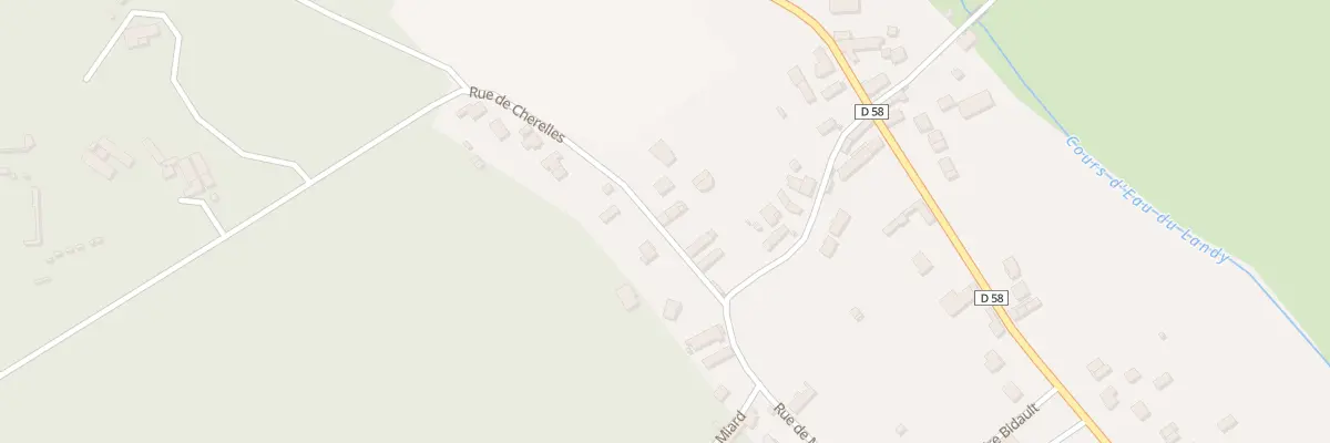 Plan du 16B Rue de Cherelles à Nonville
