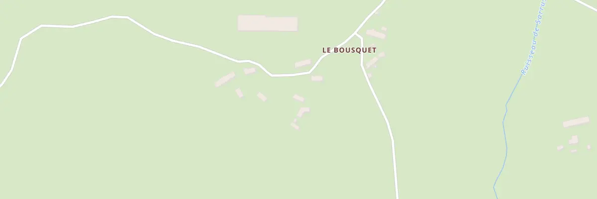 Plan du 12 Le Bousquet à Malbo