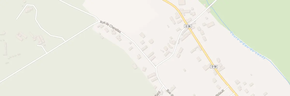 Plan du 5023A Rue de Cherelles à Nonville