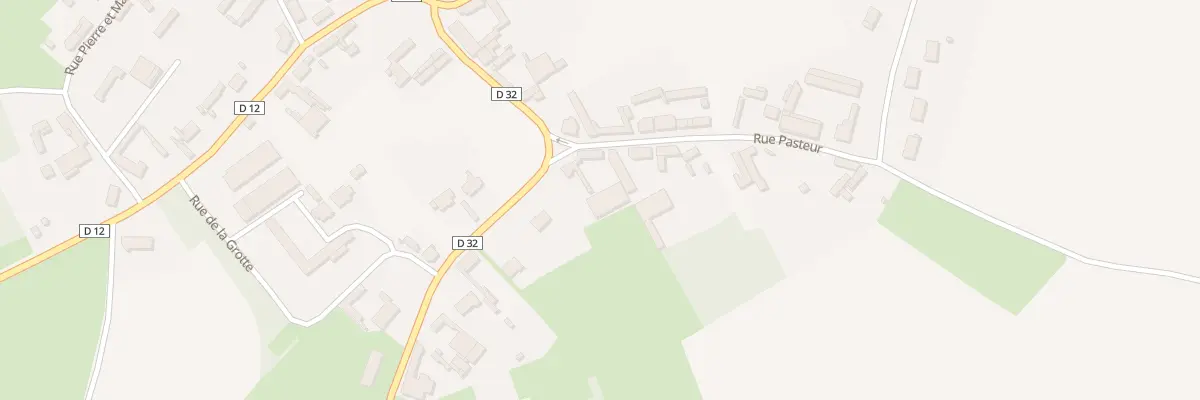 Plan du 2 Rue Pasteur à Courcelles-le-Comte