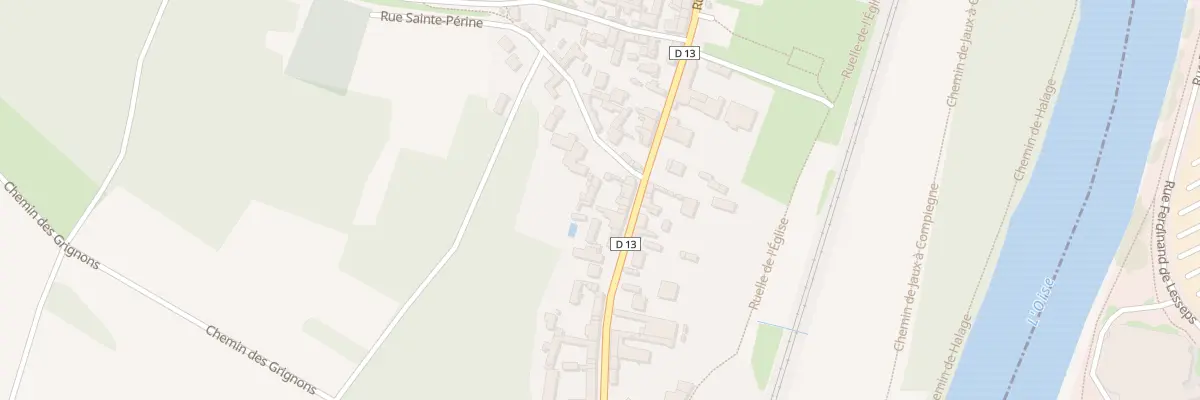 Plan du 257 Rue de la République à Jaux