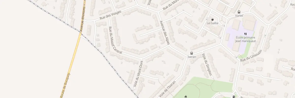 Plan du 6 Rue du Massif Central à Beaurains