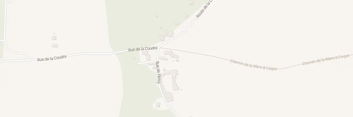 Plan du 3B Rue de Fericy à Fontaine-le-Port